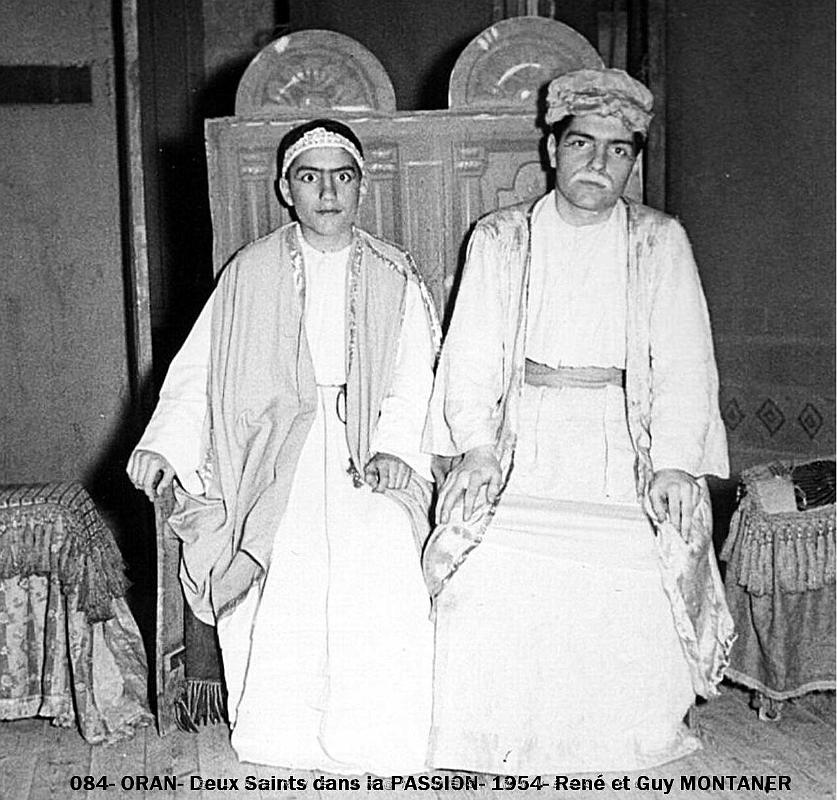 084- Oran- Deux Saints dans La Passion- 1954- Rene et Guy Montaner.jpg